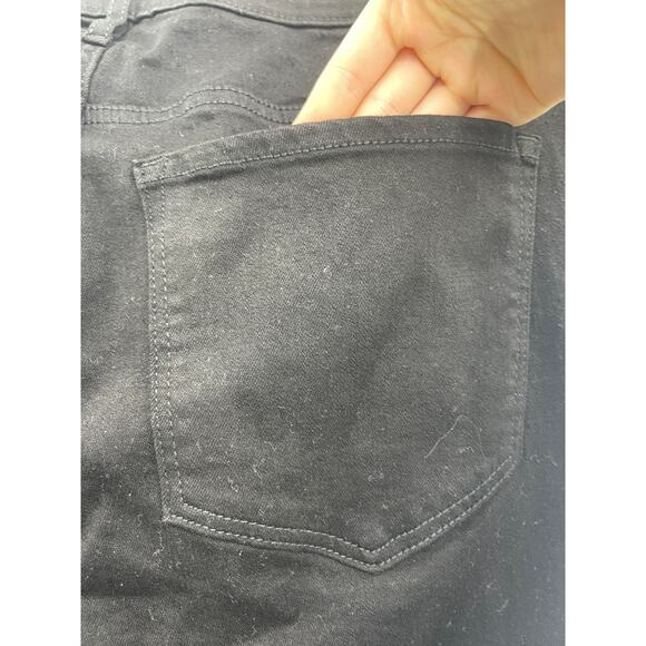 Old Navy Womens Mid Rise Rockstar Super Skinny Black Denim Jeans NEW Size 14 - Picture 5 of 11